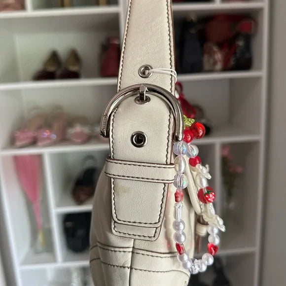 Coach Small White SoHo Flap ππ€