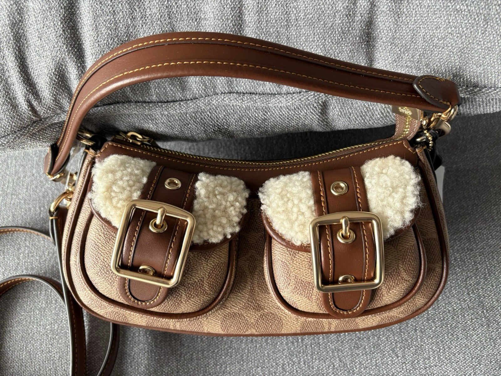 NWT Coach Ashton Crossbody β Brown Signature Canvas π€