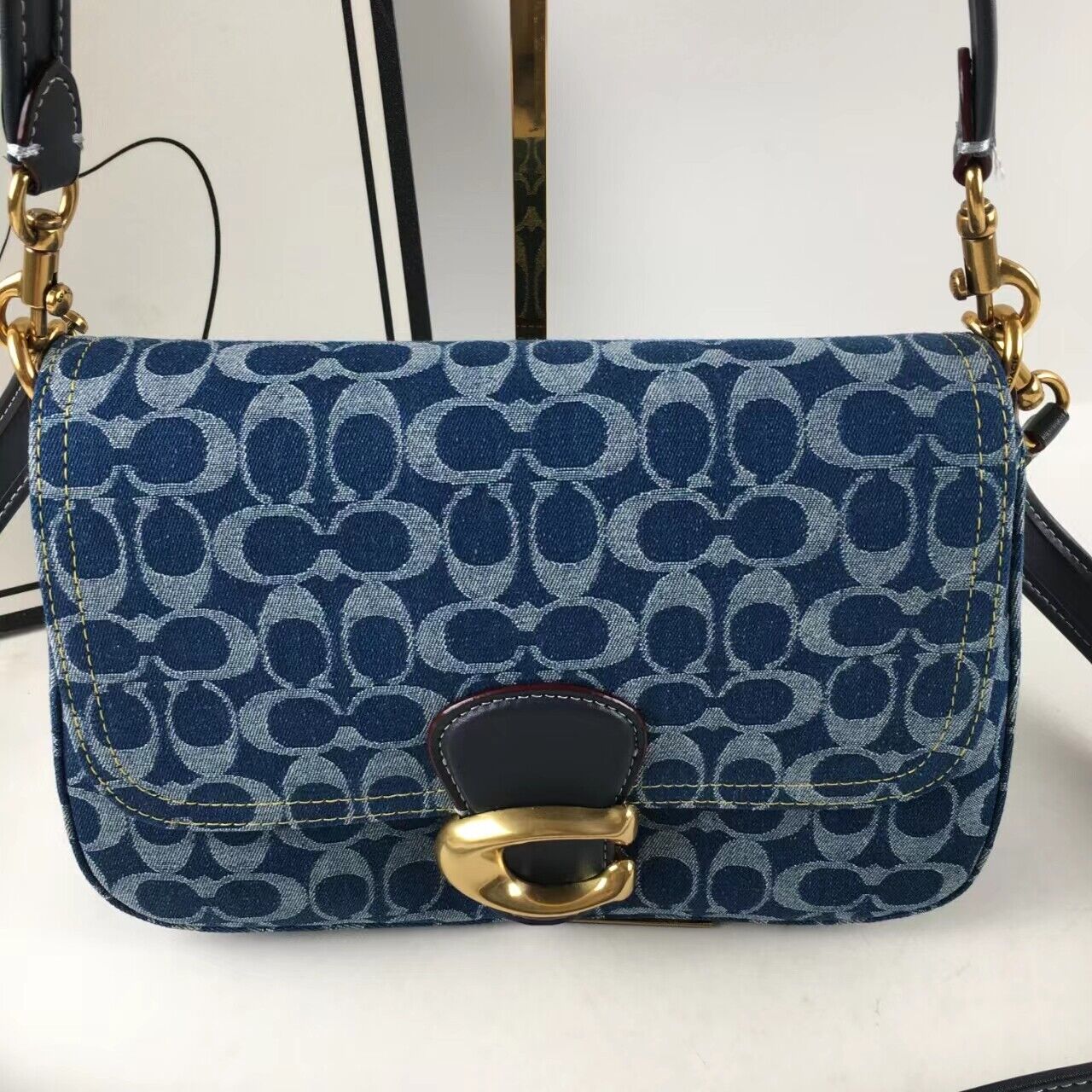 Coach CA105 Tabby Shoulder Crossbody Bag - Signature Denim π