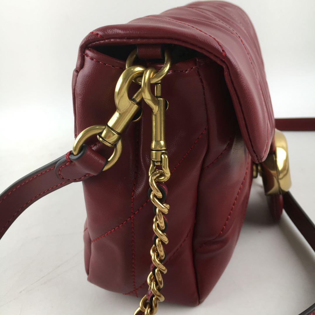 COACH Times Square Tabby Shoulder Bag 20 - Quilted Merlot CW629 π·π