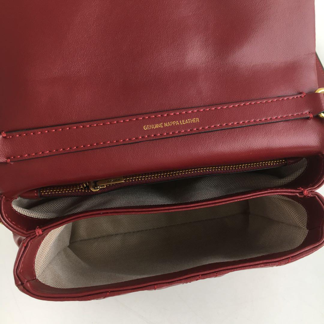COACH Times Square Tabby Shoulder Bag 20 - Quilted Merlot CW629 π·π